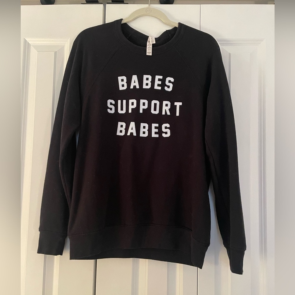 Bella Canvas Black Crew Neck Sweater